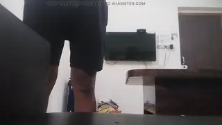 Mature Latino Daddy Pegs a Hairy Twink in a Bathroom