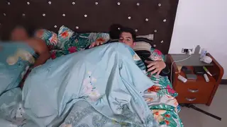 Latina Stepmom Rides Stepson in Bedroom Roleplay