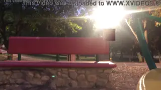 Voluptuous Amateur Bares All During Public Park Webcam Stream