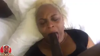 Ebony Babe Takes BBC Deepthroat and Doggystyle in POV