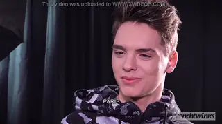 European Teen Shows His Uncut Cock at a Casting