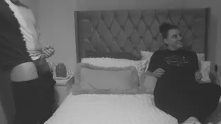 Curvy Wife Takes Doggystyle While Husband Watches