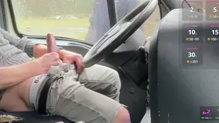 Mature European Gets Blowjob and Handjob in Truck