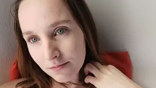 Brunette MILF Teases With Smoke and Oral Skills