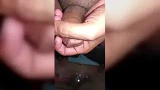Indian MILF Strokes a Monster Cock in the Bathroom