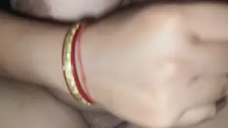 Indian Teen in Lingerie Services Boss with Blowjob and Handjob