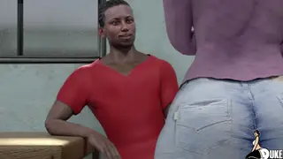 Big-Booty Latina Stepmom Takes BBC While Friend Watches