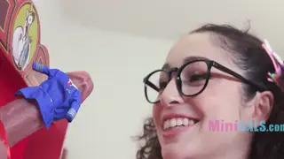 Petite Teen With Pigtails Enjoys Oral and Pussy Licking