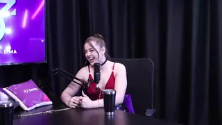 Latina in Lingerie Teases While Her Husband Watches Nearby