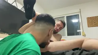 Latino Twink Rims European Partner Before Blowjob