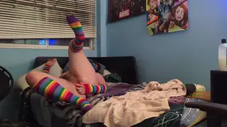 Submissive Bottom Takes Massive Dragon Toy