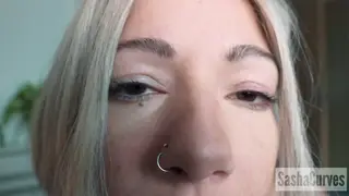 Voluptuous BBW Stepmom Drains Stepson in POV Creampie