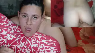 Pregnant Latina BBW Dominates Interracial Anal POV
