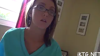 Cute Woman Masters Deepthroat During Intense Blowjob
