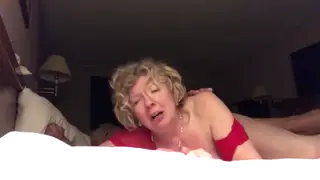 Mature Wife Takes It From Behind Until He Climaxes