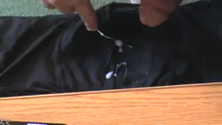 Bound Guy Squirts Cum in POV Handjob