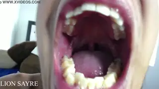 Latino Opens Wide for an Intense Oral Session