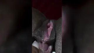 Amateur Beauty Shows Off Her Swollen Clit Up Close