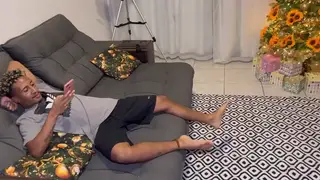 Man Enjoys Stepdad and His Friend on Christmas Eve