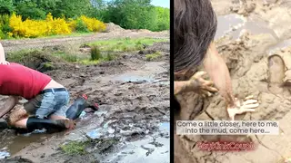 European Couple Pisses and Fucks Bareback Outdoors
