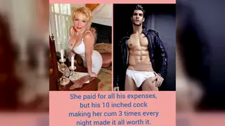 Mature MILF Takes Deep Throat and Mouthful of Cum