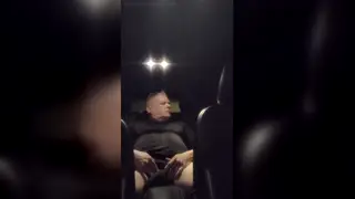 Muscular Daddy Strokes Himself to Release Outdoors