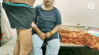 Curvy Indian Teen Gives Blowjob and Gets Fucked Doggystyle by Neighbour
