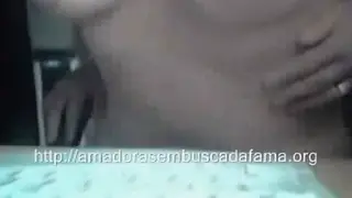 Curvy Blonde MILF Masturbates on Webcam