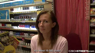Brunette MILF Gives POV Blowjob Then Doggystyle Outdoors