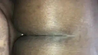 Ebony Girlfriend Takes Cumshot in Homemade Clip