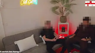 European Muscle Hunk Takes First Anal from Uniformed Guard