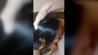 Brunette European MILF Swallows Cum After Deepthroat