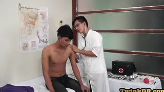 Asian Twink Gets Rimmed by Doctor Before Toy Play