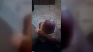 Black Hunk Shows Off Massive Cock in Solo Display