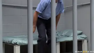 Curvy Blonde Guard Seduces Inmate for Rough Sex