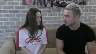 Petite Brunette Teen Loses Virginity in Rough Homemade Clip