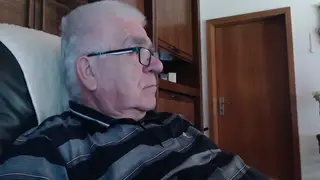 Mature Latino Enjoys a Sensual Massage on Webcam