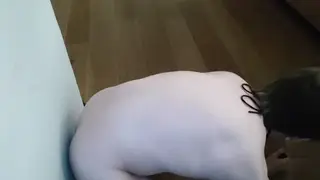 European Twink Performs a Public Handjob on a Hotel Balcony