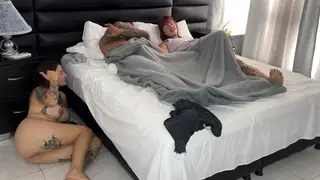 Redhead Stepsister Steals Her Sister's Boyfriend for a Threesome