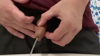 Chubby European Bear Shows Off a Pissing Session on Cam