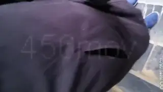 Asian Twink Services Older Daddy Outdoors in Public