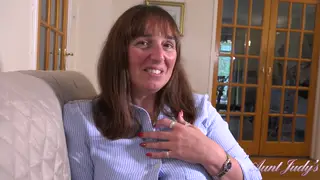 British MILF Landlady Offers POV Blowjob in Lingerie