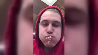 Twink Takes a Deepthroat Challenge on Camera