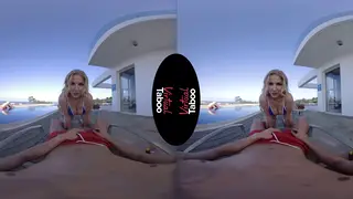 Blonde European MILF Rides Hard in POV Virtual Reality