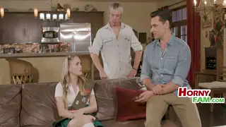 Stepdaughter Shows Off Hustle Moves in Uniform