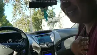 Ebony Stud Receives Outdoor Blowjob Ending in Facial