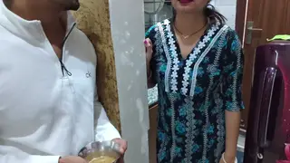 Curvy Indian Neighbour's Wife Takes Anal in Kitchen POV