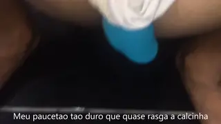 Married Man Plays With Console in Feminine Underwear