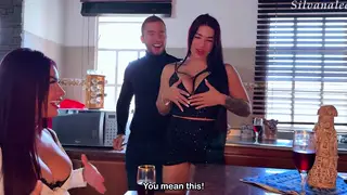 Latina Milf Shares Her Stepsister in a Swinger Threesome