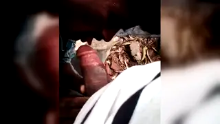 Amateur Guy Sucks Cock in Close-Up Oral Session
